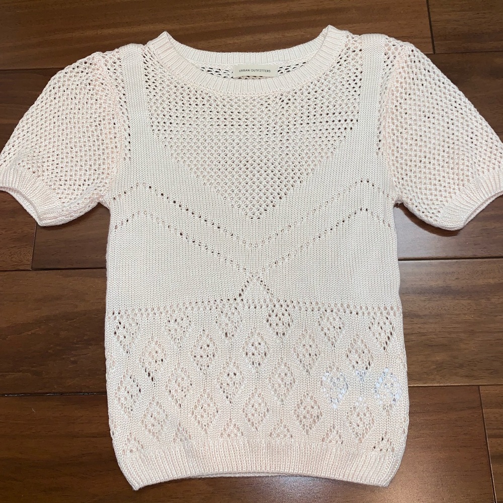 Knit short sleeve shirt